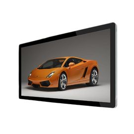 مشغل إعلانات رقمي بشاشة LCD مثبت على الحائط مقاس 23.6 بوصة لا يعمل باللمس لمدخل البنك