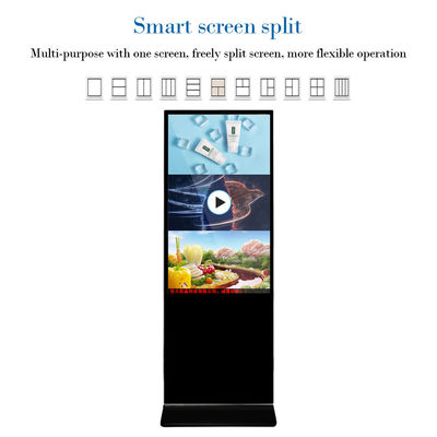 شاشة عرض إعلانات رقمية بمشغل LCD مقاس 49 بوصة فائقة النحافة