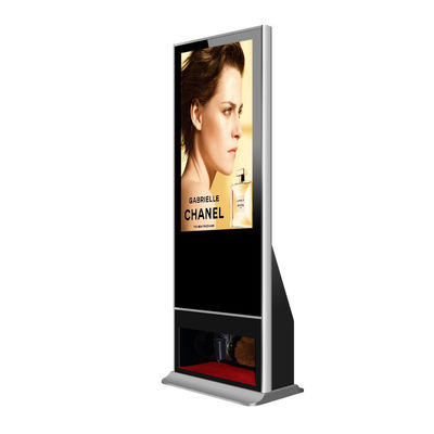 جهاز تلميع الأحذية الأوتوماتيكي 40 بوصة شاشة عرض إعلانات رقمية كشك