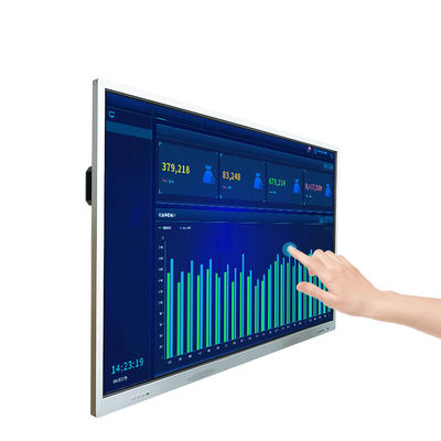 لوحة ذكية رقمية إلكترونية مثبتة على الحائط 2160P يمكن لمسها للتدريس