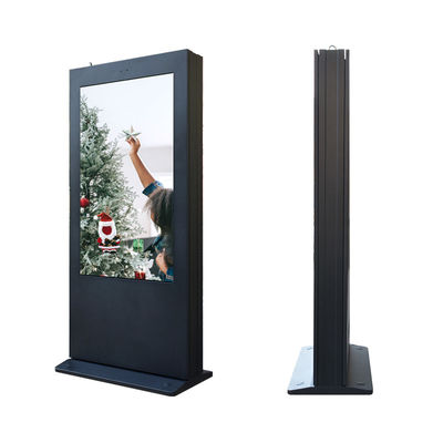 43 '' شاشات الكريستال السائل الرقمية الذكية لافتات الإعلان في الهواء الطلق كشك 60 هرتز