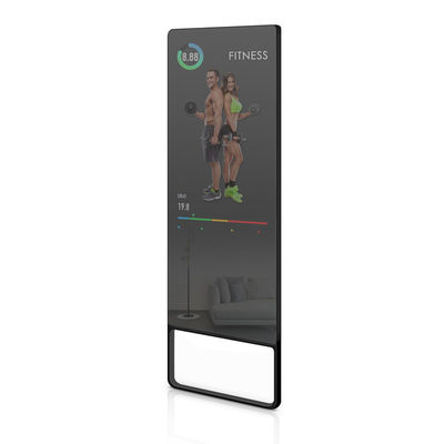 43 بوصة للياقة البدنية بالذكاء الاصطناعي لتوصيل الإشارات الرقمية المحمولة بمرآة سحرية للتمرين المنزلي