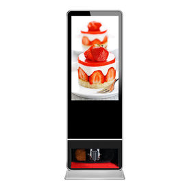 جهاز تلميع الأحذية مقاس 49 بوصة مع شاشة عرض الإعلانات الرقمية للافتات للسوبر ماركت